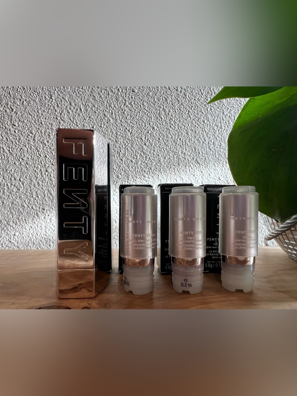 Fenty Beauty Lipstick Case with 3Refills